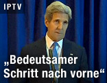 US-Außenminister John Kerry während einer Pressekonferenz in Amman