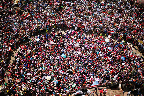 © Reuters/Suhaib Salem Menschenmassen auf dem Tahrir-Platz in Kairo
