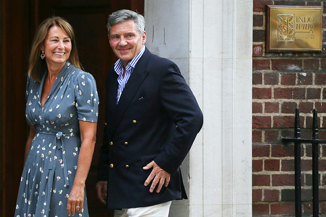 © APA/AP/Alastair Grant Die Eltern von Herzgion Kate Carole und Michael Middleton