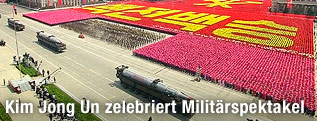 Militärparade in Nordkorea