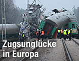 Verungl&uuml;ckter Zug in Polen