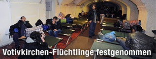 "Votivkirchen-Fl&uuml;chtlinge"