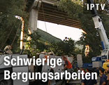 Verunfallter Reisebus