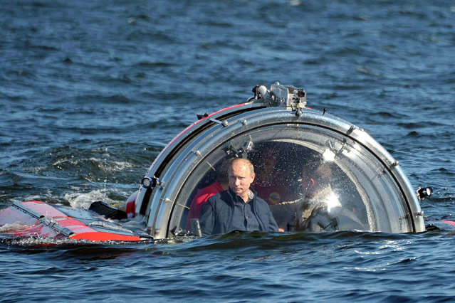 © APA/EPA/RIA Novosti/Alexei Nikolsky Vladimir Putin in Aktion