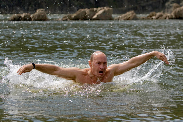 © Reuters/RIA Novosti/Alexei Druzhinin Vladimir Putin in Aktion