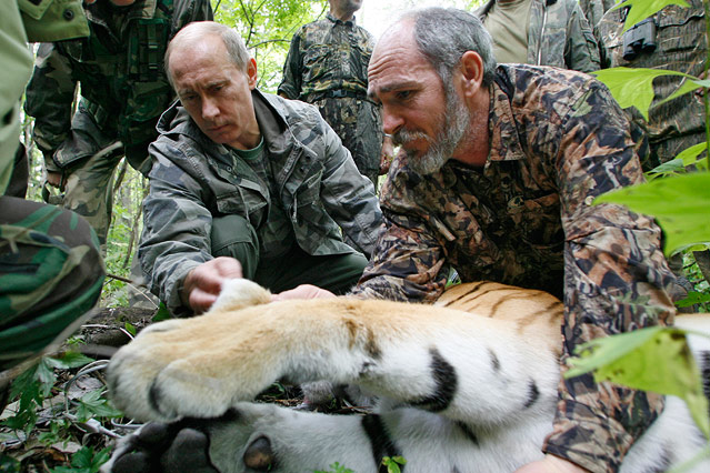 © Reuters/RIA Novosti/Kremlin/Alexei Druzhinin Vladimir Putin in Aktion