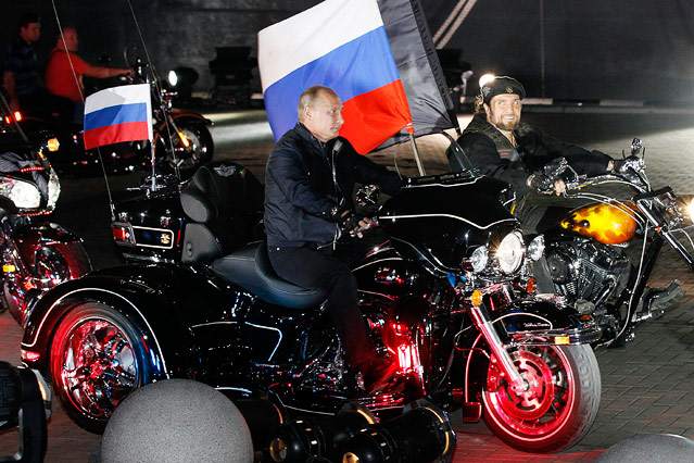 © Reuters/Ivan Sekretarev Vladimir Putin in Aktion