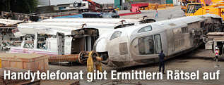 Verunfallter Zug