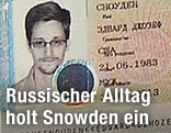 Edward Snowdens neuer russischer Reisepass mit Foto
