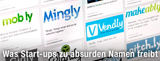 Bildschirm zeigt eine Sammlung von Startup-Logos auf pinterest.com