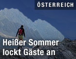 Wanderer am Berg