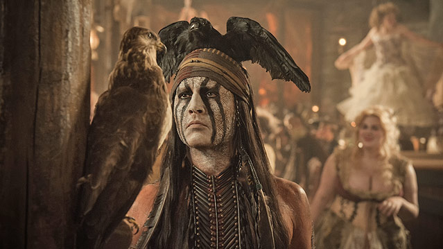 © Disney Enterprises, Inc. and Jerry Bruckheimer Inc. Szene aus dem Film "Lone Ranger" mit Johnny Depp