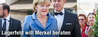 Deutsche Kanzerlin Angela Merkel und Ehemann Joachim Sauer