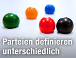 Brettspielsteine in verschiedenen Farben