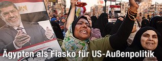 Verzweifelte Demonstranten