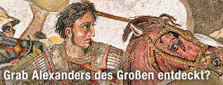 Mosaik von Alexander dem Großen