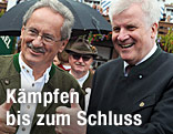 Bayerns Regierungschef Horst Seehofer und M&uuml;nchens B&uuml;rgermeister Christian Ude