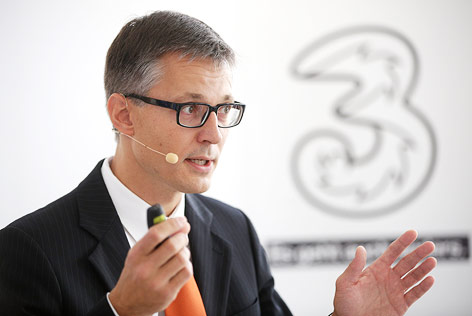 © APA/Georg Hochmuth "Drei"-Chef Jan Trionow