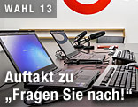 Laptops auf Tisch