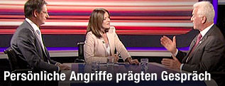BZ&Ouml;-Parteichef Josef Bucher und Parteigr&uuml;nder Frank Stronach