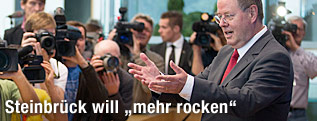 Deutscher Kanzlerkandidat Peer Steinbrück (SPD)