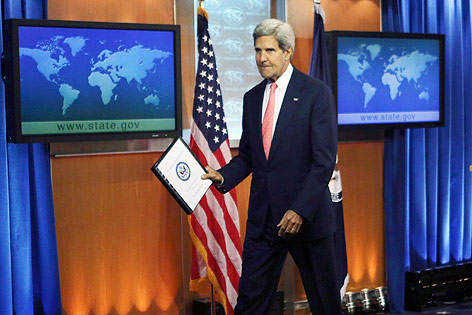 © Reuters/Gary Cameron US-Außenminister John Kerry