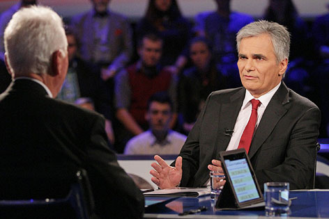 © ORF/Milenko Badzic Bundeskanzler Werner Faymann