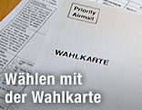 Wahlkarte zur Nationalratswahl