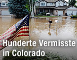 Überschwemmungsgebiet in Colorado