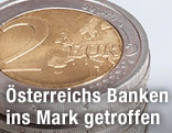 Stapel Euro-M&uuml;nzen