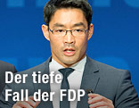 Philipp Rösler (FDP) hält eine Ansprache