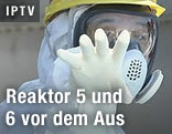 Wissenschaftler im AKW Fukushima
