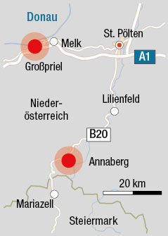 © APA/ORF.at Landkarte