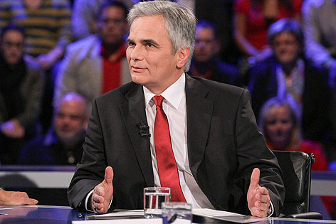 © ORF/Milenko Badzic Bundeskanzler Werner Faymann, SPÖ