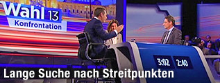 Josef Bucher (BZ&Ouml;) im ORF-TV-Duell mit Moderatorin Ingrid Thurnher
