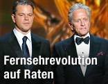 Schauspieler Matt Damon und Michael Douglas