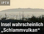 Neu entstandene Insel in Pakistan