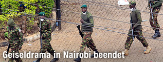 Soldaten in Nairobi
