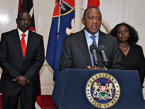 © APA/AP/Kenya Presidency Kenianischer Präsident Uhuru Kenyata