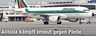 Flugzeug der Linie Alitalia