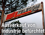Schild der Telecom Italia