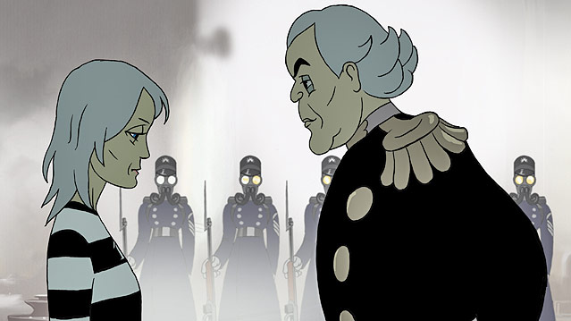 © Polyfilm Verleih Animierte Szene des Films "The Congress"