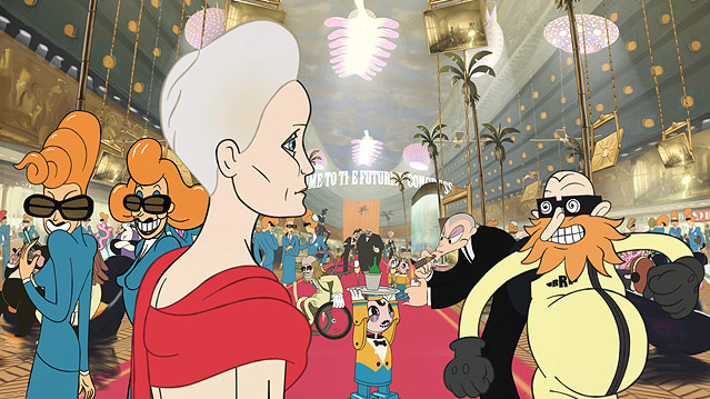 © Polyfilm Verleih Eine animierte Robin Wright in einer Szene des Films "The Congress"
