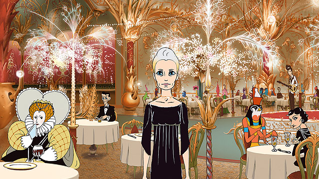 © Polyfilm Verleih Eine animierte Robin Wright in einer Szene des Films "The Congress"