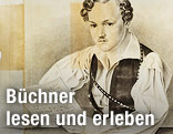 Zeichnung von Georg Büchner
