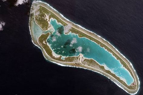 © Reuters Luftaufnahme von Kiribati