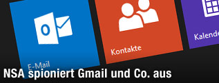 Screenshot der Kontakt-Funktion auf hotmail.com