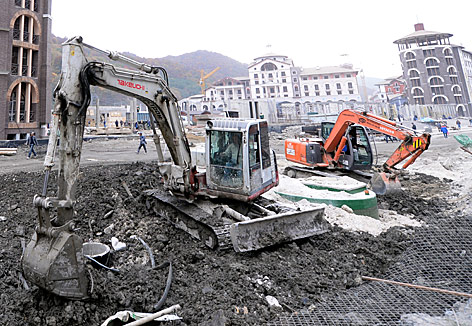 © APA/Hans Klaus Techt Baustelle in Krasnaja Poljana