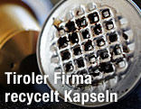 Gebrauchte Kaffeekapsel