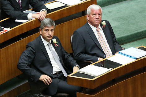 © ORF.at/Zita Köver Michael Spindelegger und Jakob Auer
